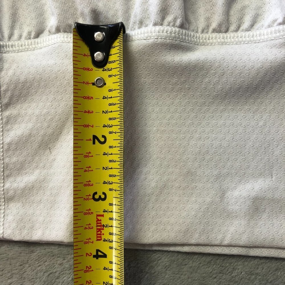 Lululemon No Limits Athletic Tank White / Blazer Fossil Size 6 - Picture 10 of 12